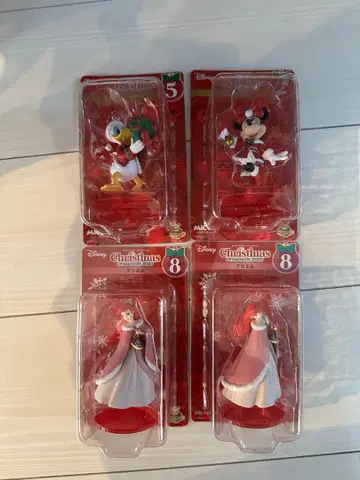 디즈니 크리스마스 피규어 오너먼트 제일복권 묶음 판매