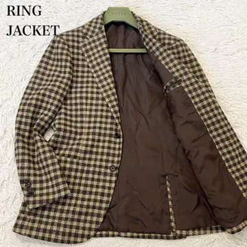 새상품급 링자켓 테일러드 자켓 트위드 본체크 체크
