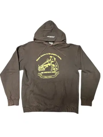 빅터 (Victor) Nipper 축음기 후드티 L