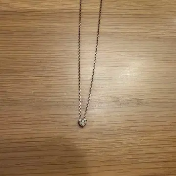 노제스 K10 목걸이 하트 파베 다이아 PG