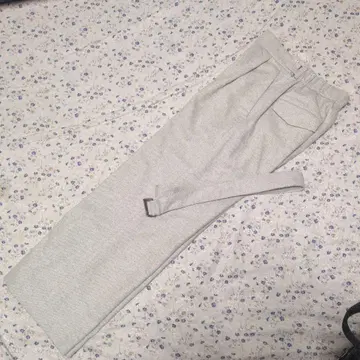 새상품급 ROPE 로페 울 팬츠 라이트 그레이 34 벨트 포함
