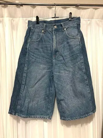 데님 하프 팬츠 BEAUTY&YOUTH