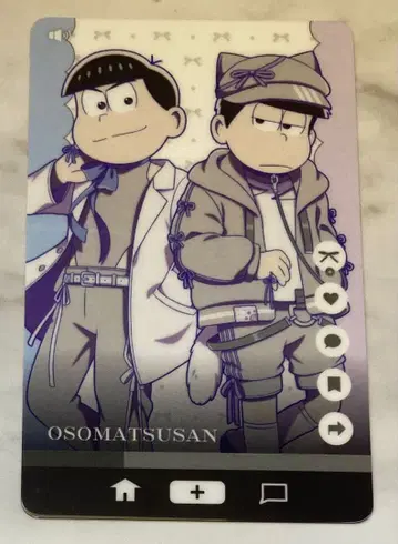 오소마츠 6쌍둥이 THE 캐릭터 중화 리본 컬렉션 카드 AGF