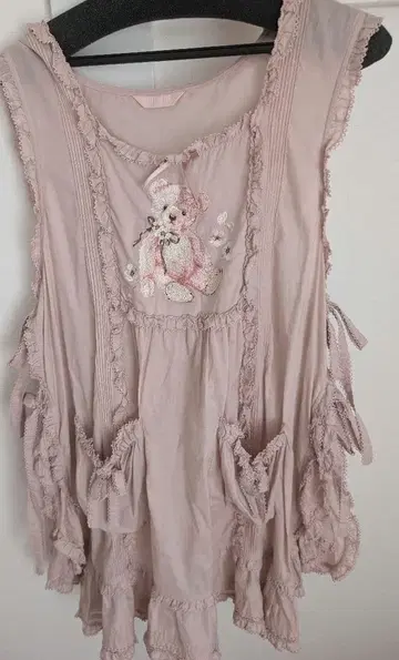 새상품급 핑크하우스 벚꽃 테디 태블릿