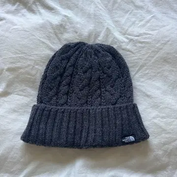 The North Face 다크 그레이 니트 모자