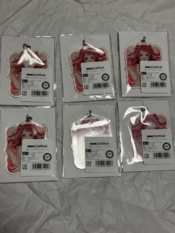 학원 아이돌 마스터 DMM 스크래치 D상 아크릴 키링 하나미 사키