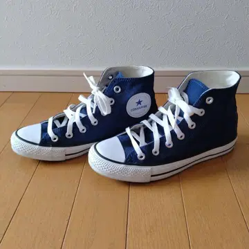 컨버스 하이컷 스니커즈 네이비 24cm