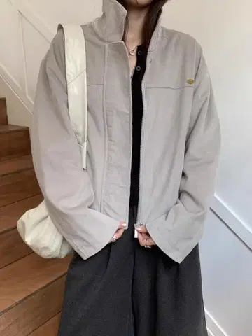 그레이 지퍼 자켓 M 사이즈 상당