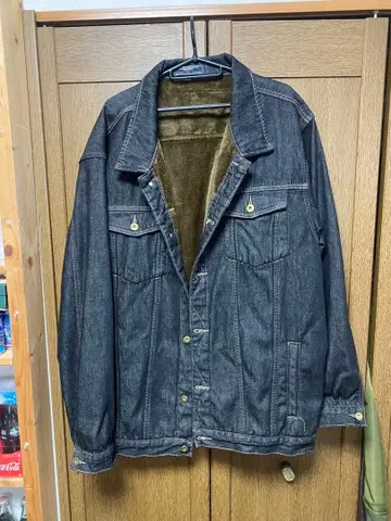 다크 데님 속기모 자켓