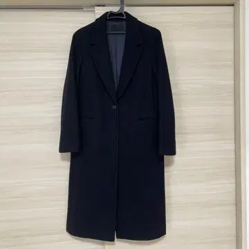 [ iCB ] 모 울 100% 코트 네이비 네이비