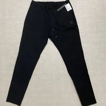 CRONOS 블랙 슬림핏 블랙 팬츠 골프