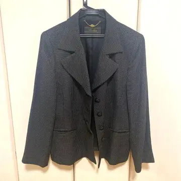 레리안 Leilian 도트 무늬 테일러드 자켓 13호