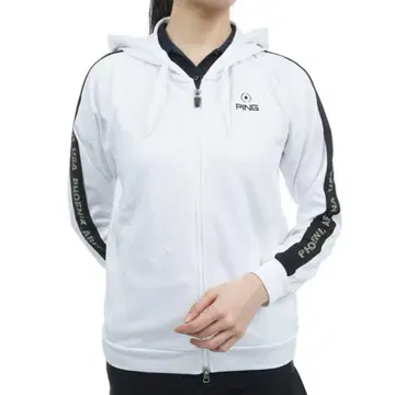 미사용 새상품 PING 후디 여성용 M 사이즈 화이트