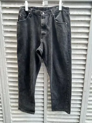 wrangler premium 블랙 데님 w38 멕시코제