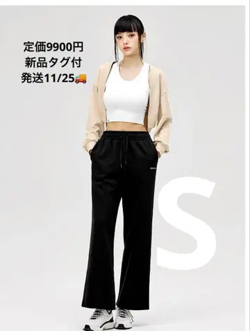 XTFTP11J3 속기모 코튼 혼방 와이드 팬츠