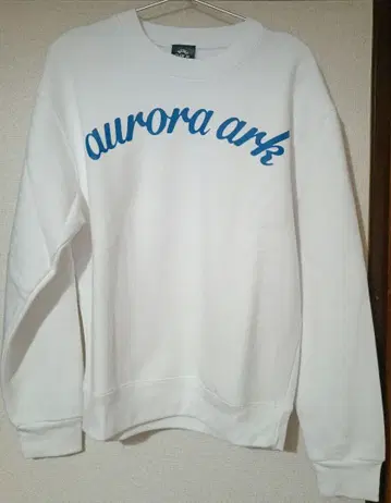 범프 오브 치킨 aurora ark 로고 맨투맨 화이트 S 사이즈