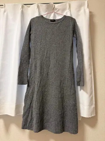 Theory 니트 원피스 그레이