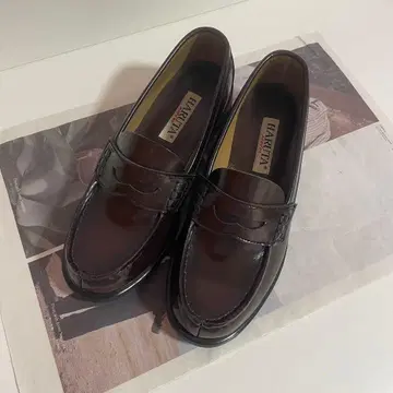 HARUTA 하루타 다크 브라운 로퍼 24cm