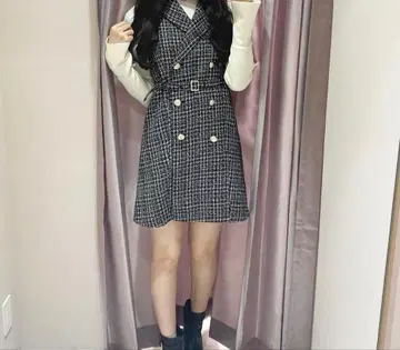 트위드 미니 원피스