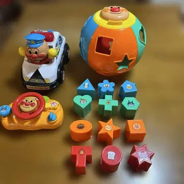 호빵맨 완구 순찰차 자동차 핸들 퍼즐 작동 확인 완료