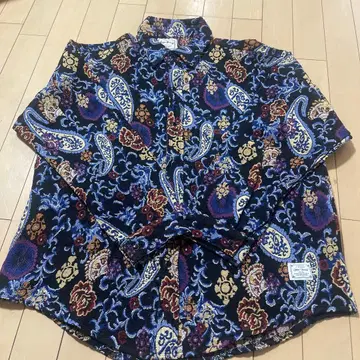 레빈스 팩토리 레트로 페이즐리 무늬 긴팔 셔츠 L 사이즈