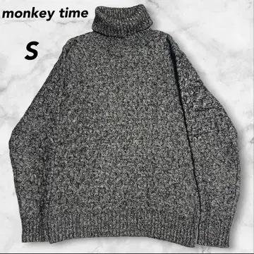 [새상품급] monkey time 터틀넥 스웨터 3D 니트 S