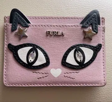 FURLA 고양이 눈 디자인 패스 케이스