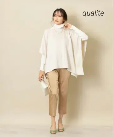[ 새상품급 ] qualite 칼리테 판초 풀오버