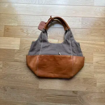 fes 핸드백 그레이/브라운