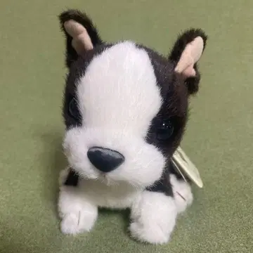 요시토쿠 보스턴 테리어 봉제 인형 택 포함