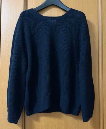 새상품 human woman 포근한 니트 네이비