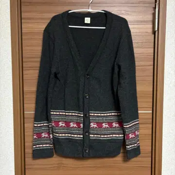 quadro 페어아일 패턴 가디건