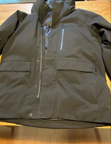 유니클로 하이브리드 다운 파카 블랙 M 사이즈