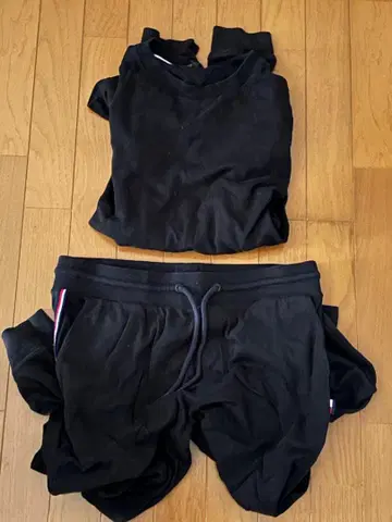 타미힐피거 맨투맨 셋업 상하의 잠옷 룸웨어