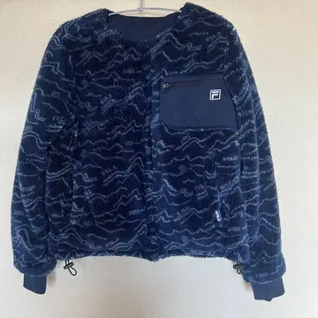 FILA 플리스 자켓 네이비 M