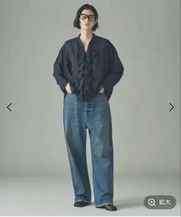 캘런솔로지 와이드 루즈 데님 팬츠