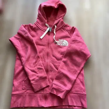 THE NORTH FACE 핑크 풀 집업 후드티 M
