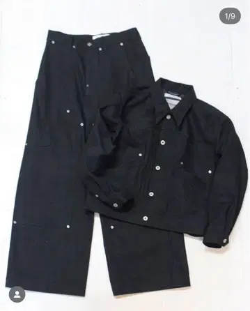 [ 자켓만 ] Azuma. x TOM WORKS 블랙 데님 자켓