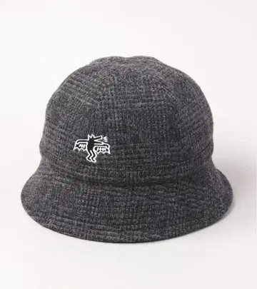[ 키스 해링 x CA4LA ] 버킷 햇 다크 그레이