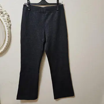 토쿠코 다크 그레이 플레어 팬츠 맨투맨 소재