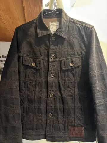 SHAREEF 다크 브라운 데님 자켓