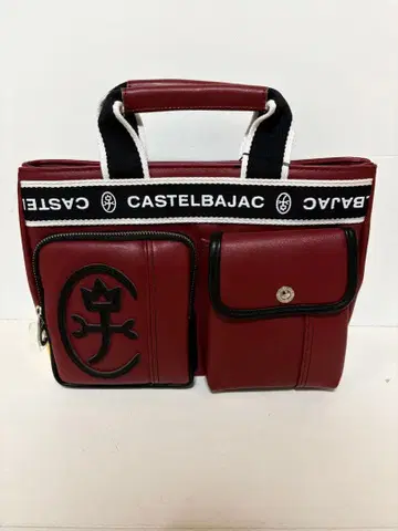 [ 새상품 ] 까스텔바작 토트백 아카