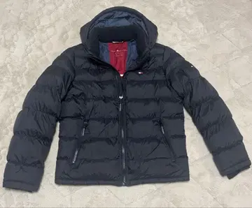 TOMMY HILFIGER 남성용 다운 자켓 블랙 S 새상품급