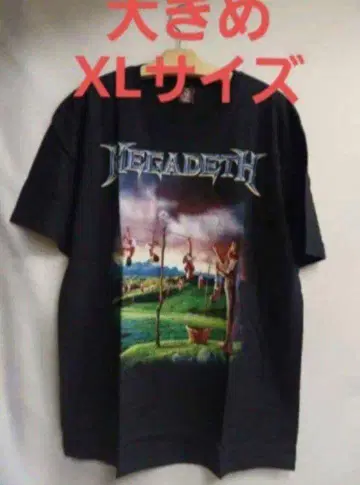 밴드 티셔츠 MEGADETH 메가데스 XL 사이즈