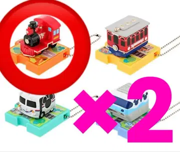 디즈니 리조트 탈것 캡슐 토이 2개 세트