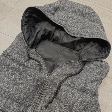 PLST 플라스테 리버서블 후드 부착 다운 베스트 M