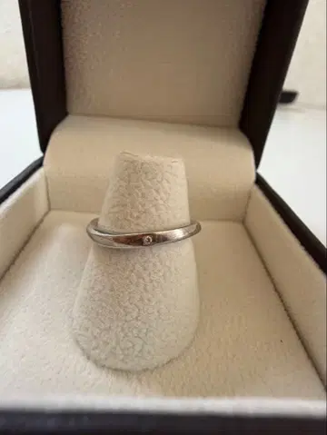 플라티나 다이아몬드 반지 12호