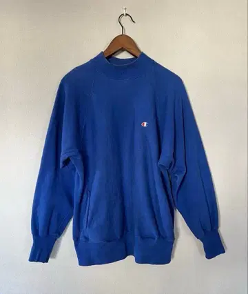 L 사이즈 챔피온 모크넥 리버스 위브 블루 USA 제