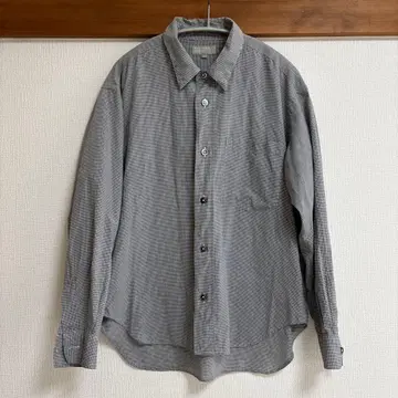 MARGARET HOWELL 그레이 체크 셔츠 S