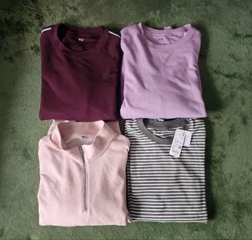 유니클로 맨투맨 외 4장 세트 3XL 4XL